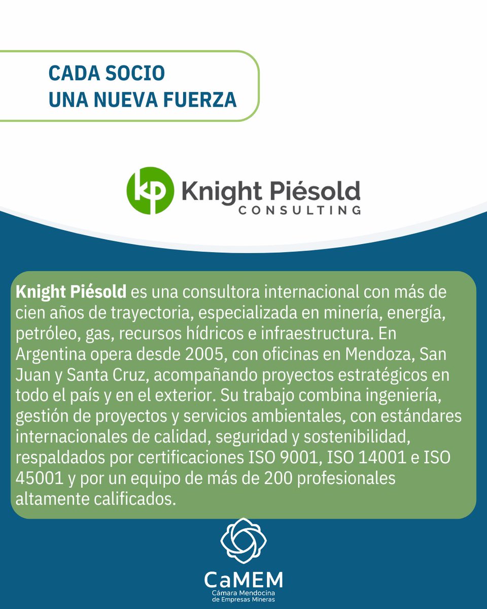 Cámara Mendocina de Empresas Mineras tweet media