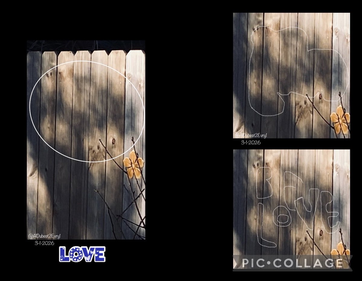 AlDubest2Evry1's tweet image. Shadows look  like… “ BE LOVE “ 💕

#ThingsUnseen LoveLetter #Godwink Godwinks
#GodIsLOVE 1 Corinthians 16:14 #sunlight 
YouAreLoved #LoveLetters Good Tuesday
#StayInLove Matthew 24:12-13 #TuesdayFeeling 

“Let all that you do be done in love".