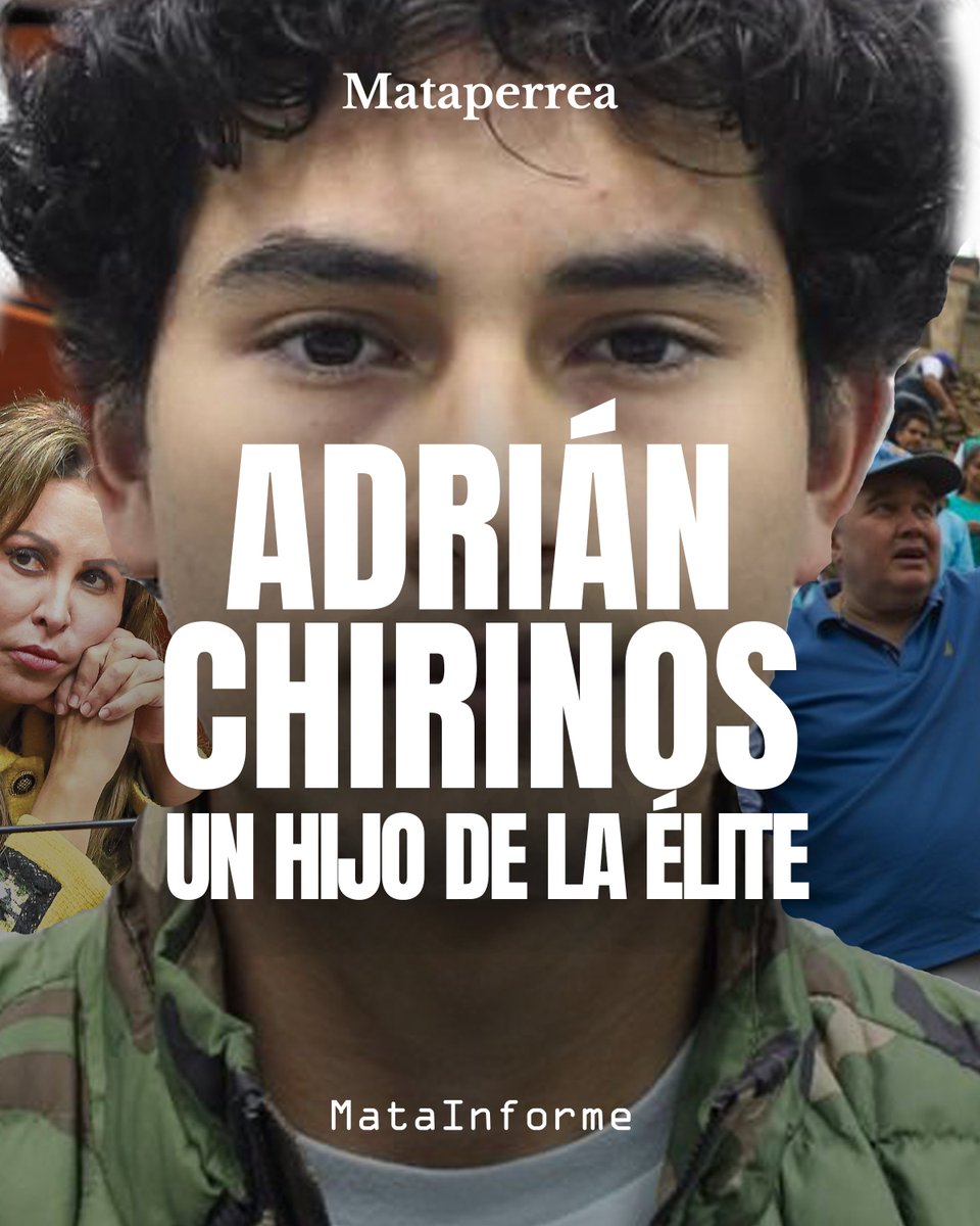🚨#MATAINFORME | Adrián Villar Chirinos —el joven de 21 años que atropelló y as3s1nó a la deportista Lizeth Marzano— pertenece a una familia de la élite peruana con diversas conexiones a nivel político, empresarial y social.

🔗tinyurl.com/42wjdb88