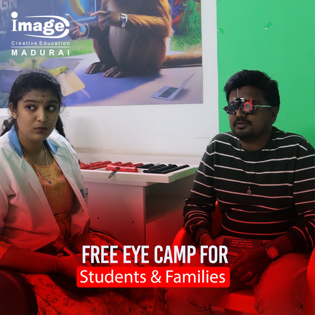 imagecourse25's tweet photo. 👁️✨ Free Eye Camp – Image Creative Education, Madurai 💙
In association with Maxivision Super Specialty Eye Hospitals, Image Creative Education successfully organized a Free Eye Check-up Camp 👨⚕️
#ImageCreativeEducation #FreeEyeCamp #Maxivision #EyeCare #StudentWelfare #Madurai https://t.co/e4yfLYLzJe