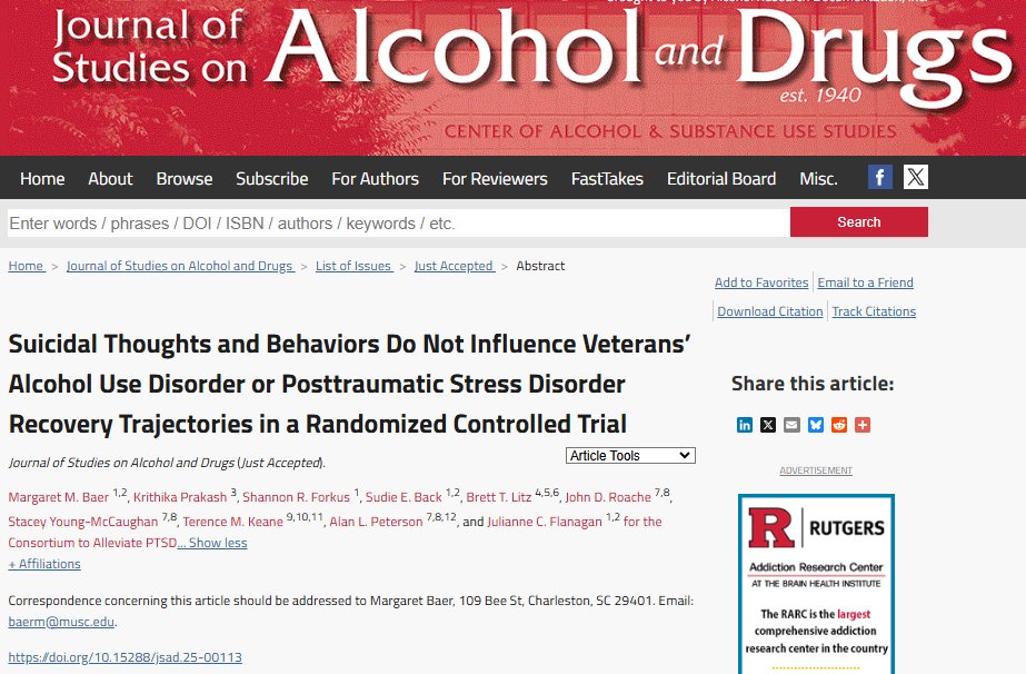 Journal of Studies on Alcohol and Drugs tweet media