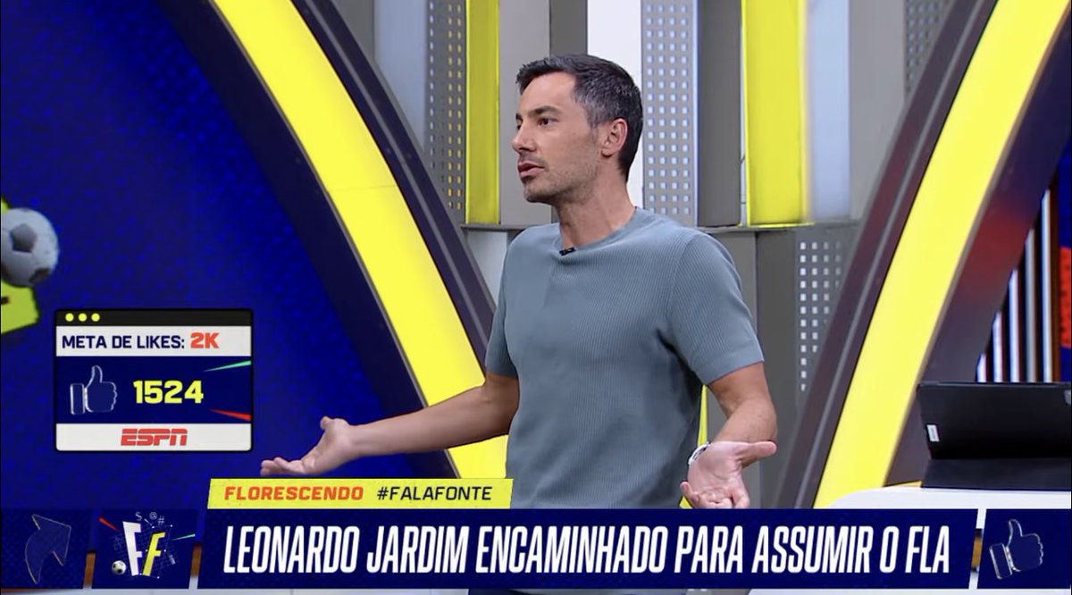 futebol_info's tweet photo. “Se eu fosse o Pedrinho (dono da SAF do Cruzeiro), eu ficaria chateado (com o acerto de Leonardo Jardim com o Flamengo). O cara fala que quer voltar para Portugal, Pedrinho abre mão da multa rescisória por conta da boa relação, Jardim fala que jamais trabalharia em outro clube do Brasil, e 2 meses depois ele está trabalhando em um concorrente direto do Cruzeiro? Eu falaria: ‘me sacaneou’.”

🎙️ Bruno Vicari, na ESPN.
📸 Gustavo Aleixo/CEC | Reprodução/ESPN