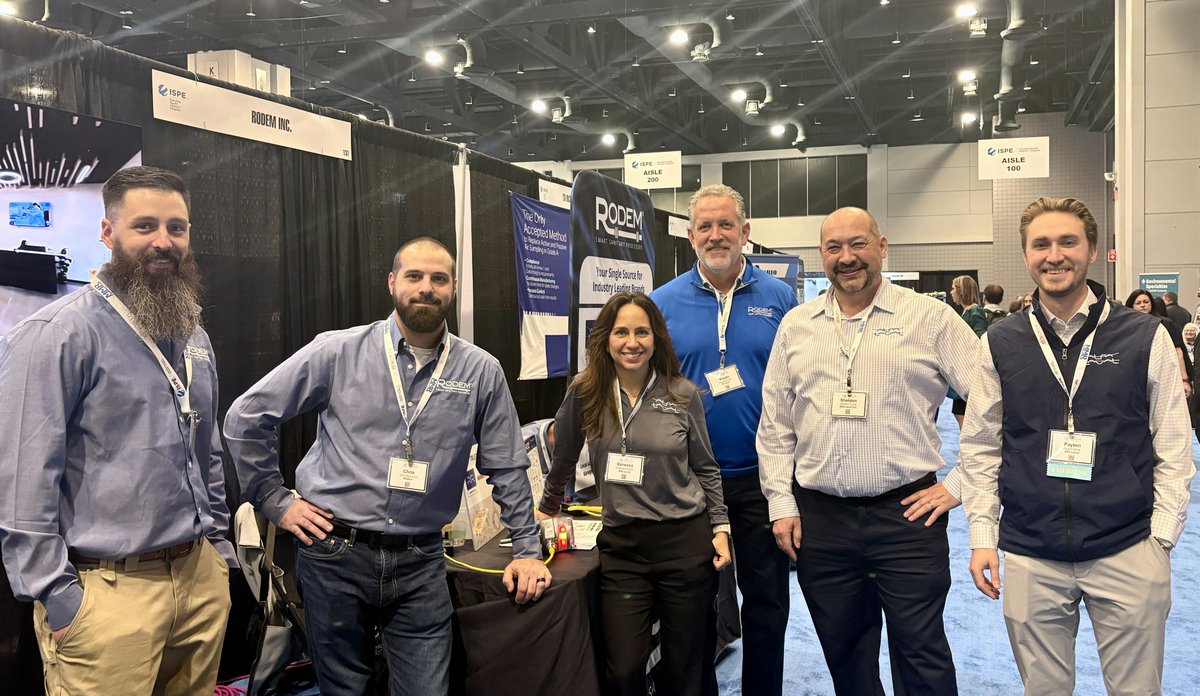 RodemProcess's tweet image. We had a great time at the ISPE-CaSA Tech Show last week! #ISPE #ISPECaSA #HighPurity #PharmaProcessing #ProcessEngineering #RaleighNC