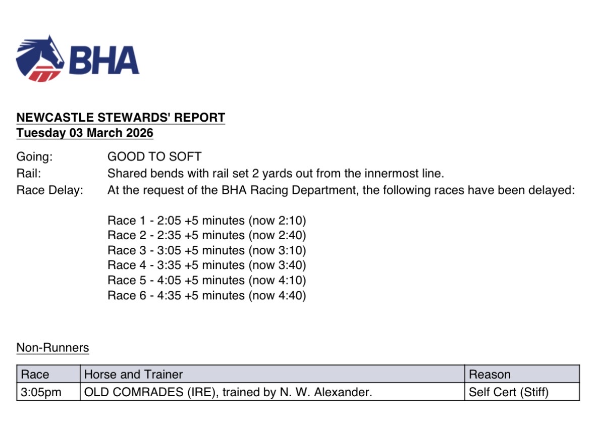 BHA Stewards tweet media