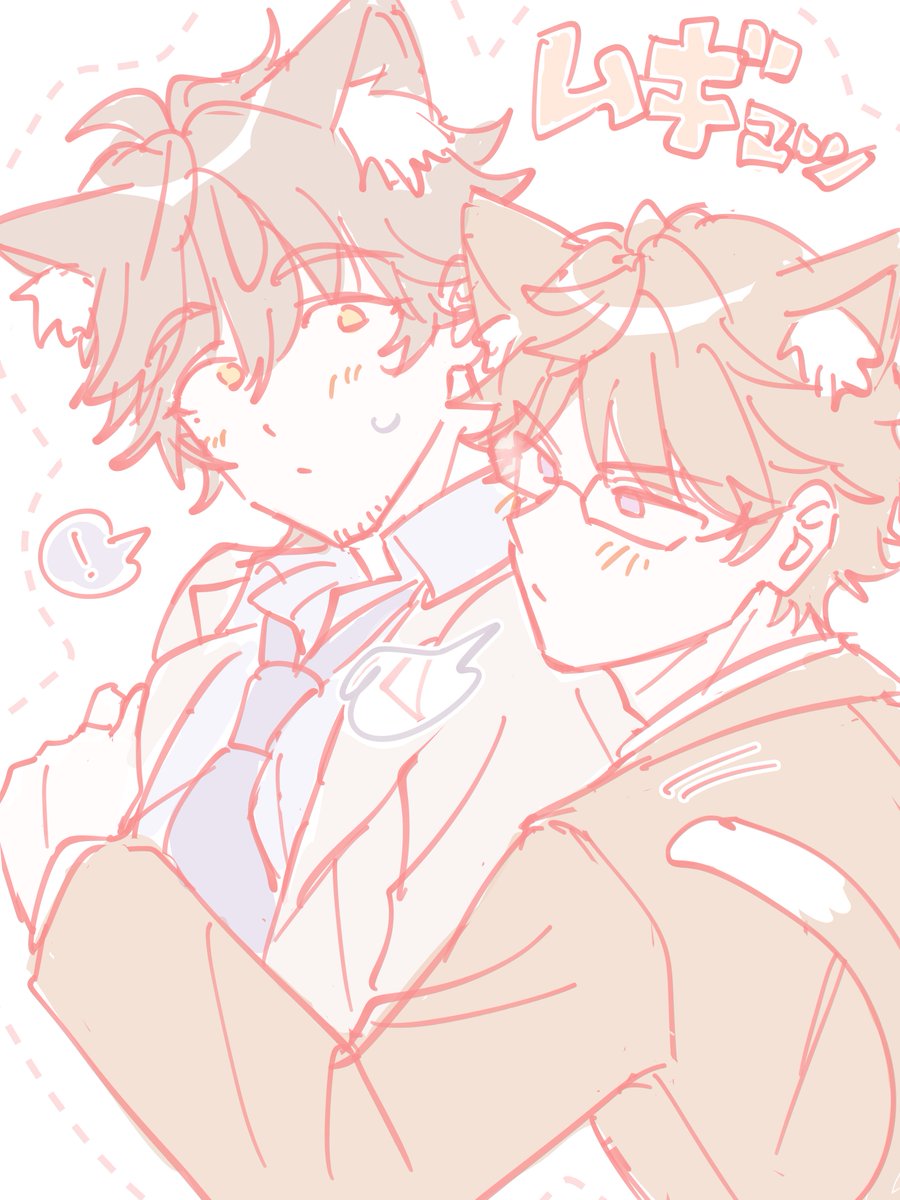 KRH_G3's tweet photo. いつものケモ耳落書きです https://t.co/ljBNhO3vsD
