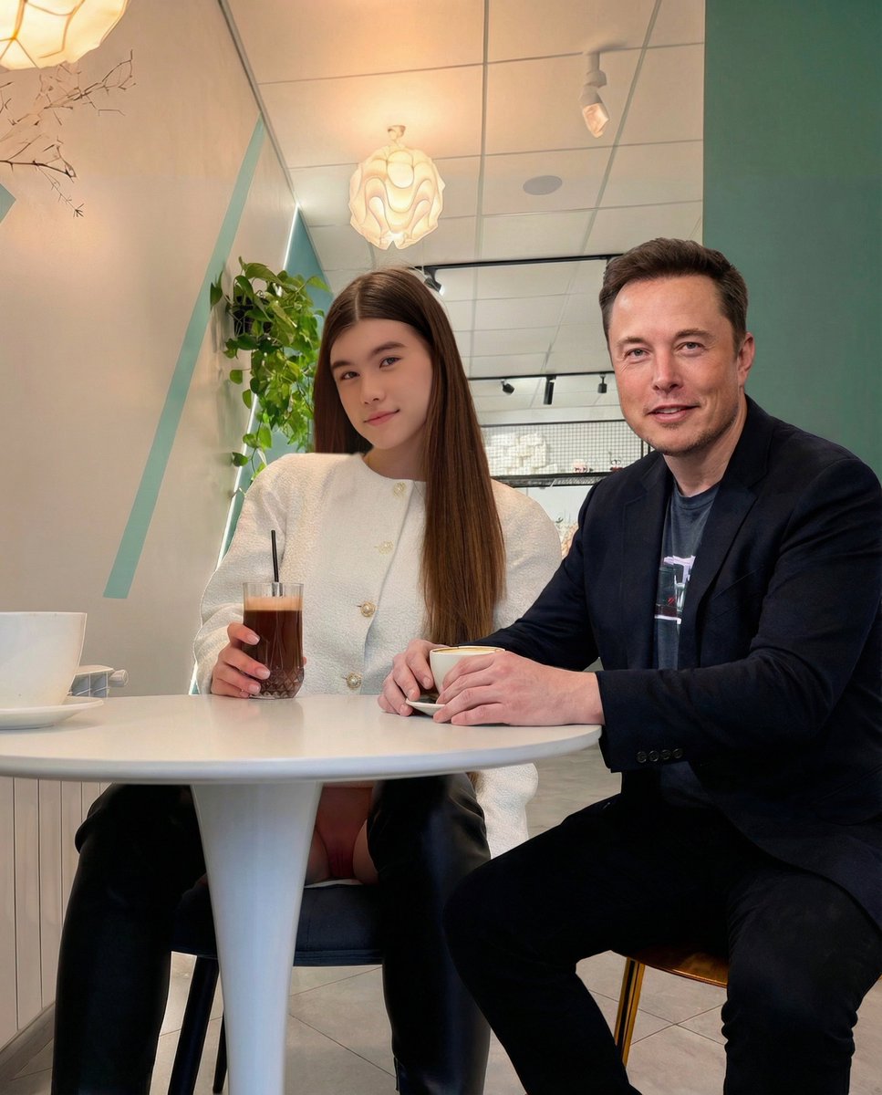 This man approached me in a cafe to grab a cup of coffee... ☕ 
He has such a familiar face... 😏
 Is he some famous musician? 🎸 Eh? 😅
<a href="/ElonMuskAOC/">Not Elon Musk</a>