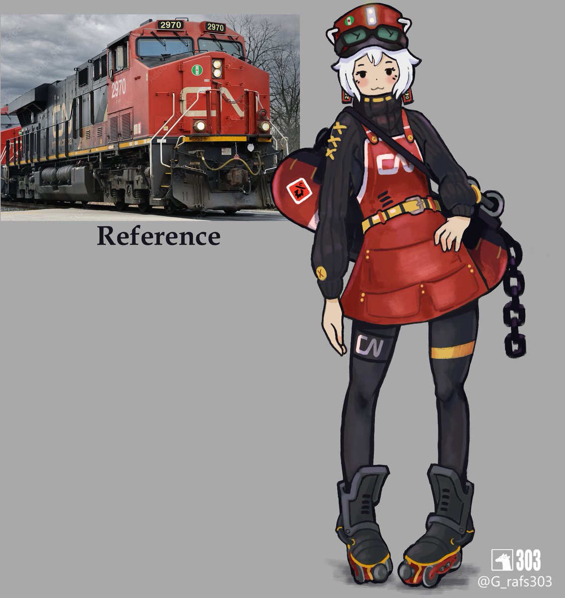 G_rafs303's tweet photo. #illustration #anime #drawing #trainHuman
Making good use of my free will and turning this train into an anime girl. https://t.co/KyOgOwfiuj