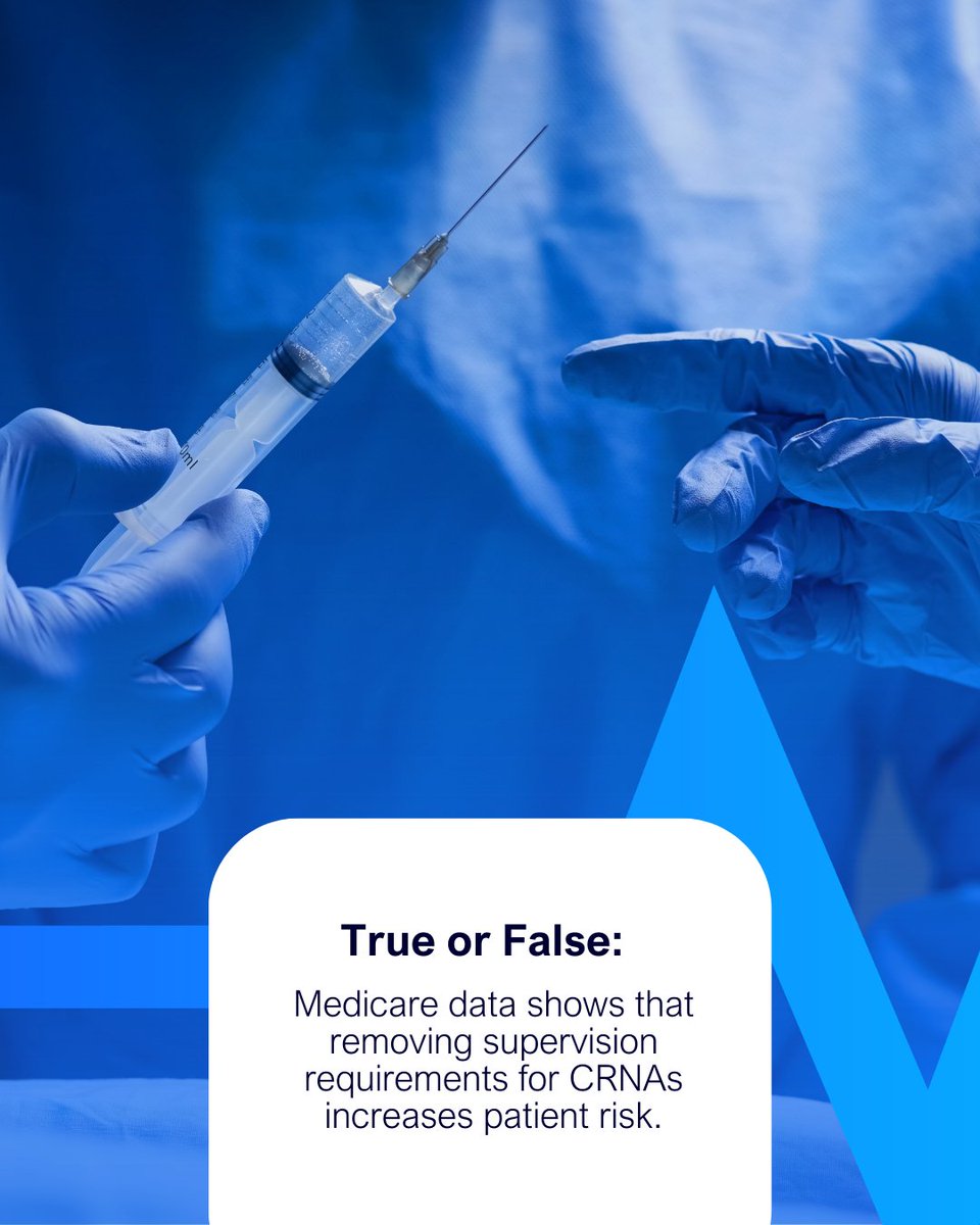 💡 Cost, quality, and coverage, CRNAs check all the boxes.
Medicare knows it. Patients feel it. Thoughts?

#MANA #SustainableCare #MedicareSavings #CRNA