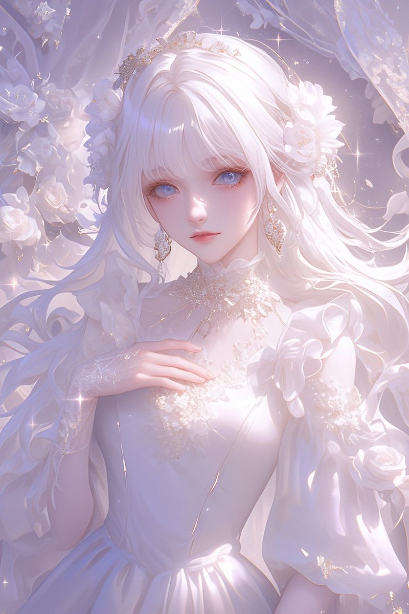 crystalmoon_46's tweet photo. 白薔薇をイメージした女の子
白薔薇姫
#AIイラスト
#フリーアイコン
#フリーイラスト
#AIart
#AIicon
#freeicon
#白薔薇 https://t.co/HGEd3fnUJO