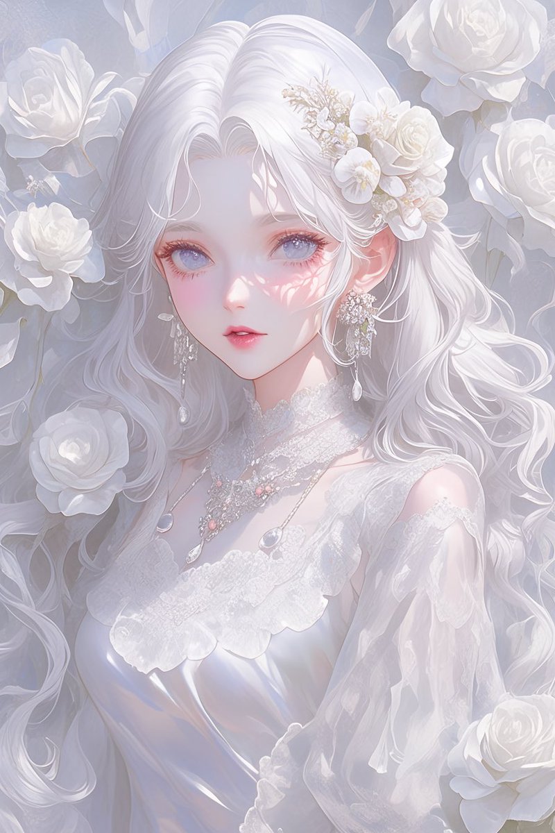 crystalmoon_46's tweet photo. 白薔薇をイメージした女の子
白薔薇姫
#AIイラスト
#フリーアイコン
#フリーイラスト
#AIart
#AIicon
#freeicon
#白薔薇 https://t.co/HGEd3fnUJO