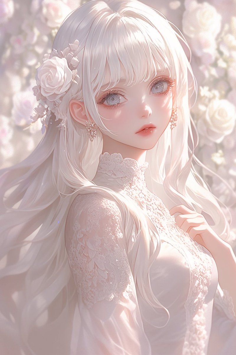crystalmoon_46's tweet photo. 白薔薇をイメージした女の子
白薔薇姫
#AIイラスト
#フリーアイコン
#フリーイラスト
#AIart
#AIicon
#freeicon
#白薔薇 https://t.co/HGEd3fnUJO