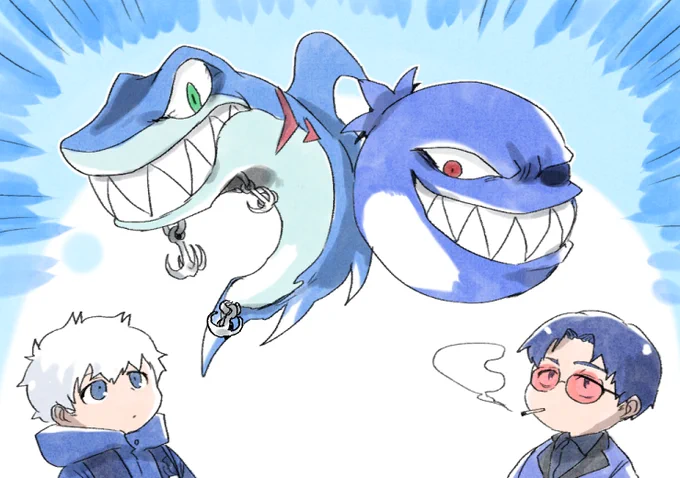 歴代スト鯖のロゴまとめ見て、青ギャン2連続で三白眼ギザ歯キャラがロゴだったのなんかおもろかったし良いなってなった話 #MADTOWN #NEWTOWN