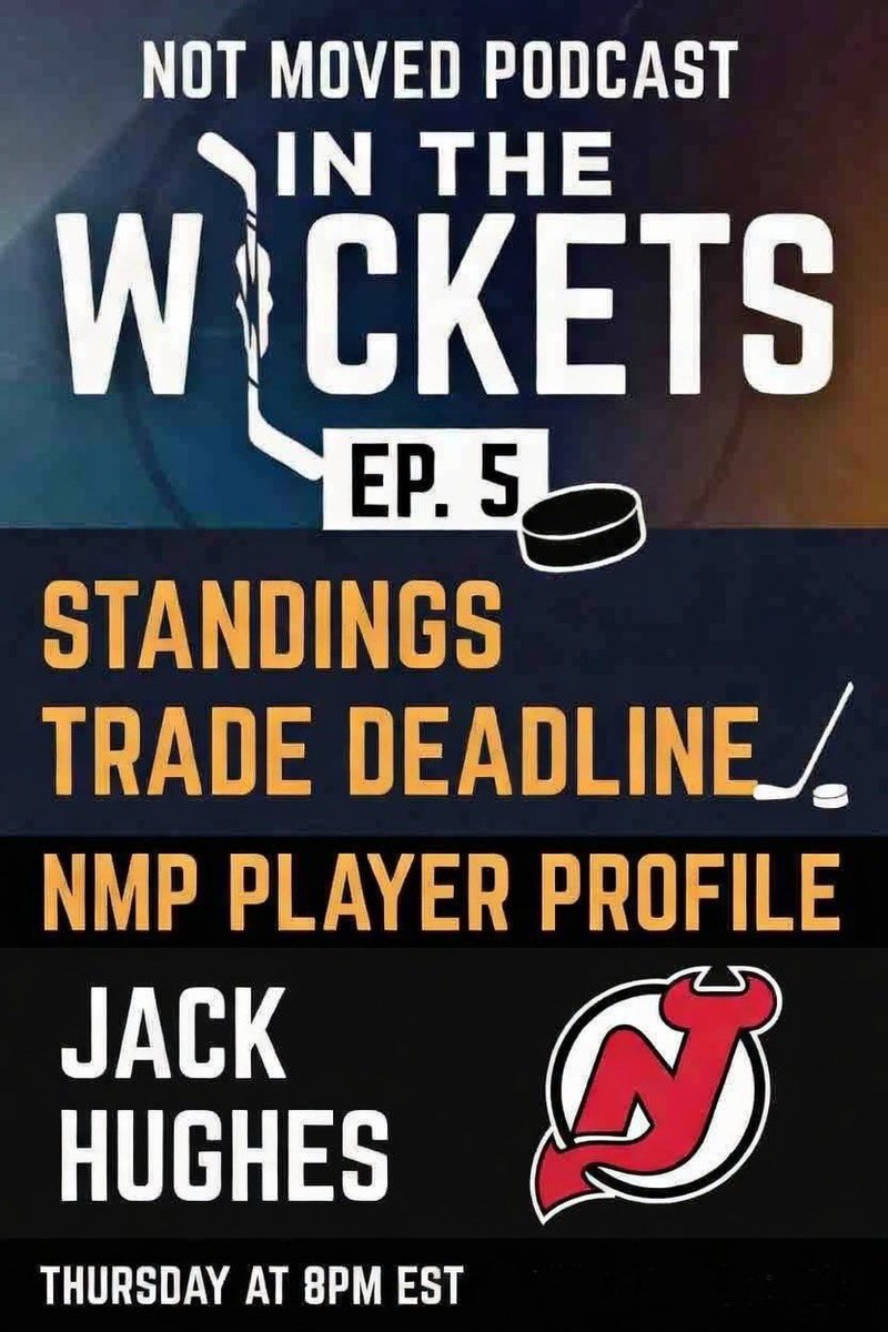InTheWickets's tweet photo. This Thursday the next episode of #InTheWickets @ 8 PM EST! #NotMovedPodcast #NMP @NotMovedPod https://t.co/pWe9Bd1vuB