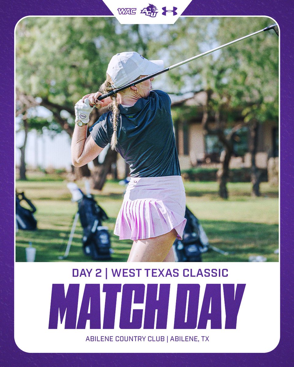Day 2️⃣ on our home course🤩

⛳️: Abilene Country Club
📍: Abilene, TX

#GreaterThan> | #GoWildcats