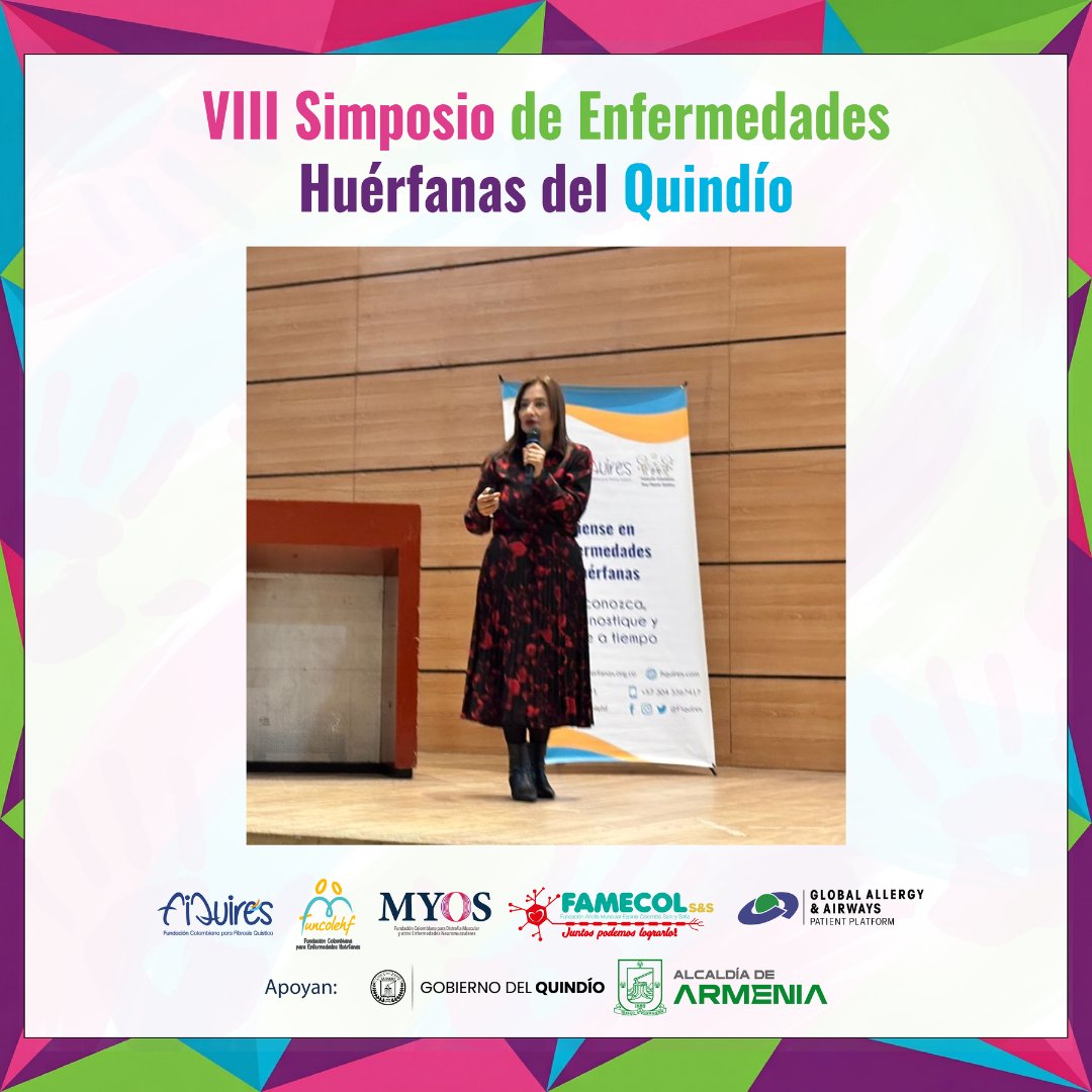 Estamos comprometidos en la búsqueda de nuevos recursos para la atención de enfermedades huérfanas en Colombia. 
Detrás de cada cifra hay una familia que sufre el diagnóstico: Martha Herrera, directora FUNCOLEHF
#EnfermedadesHuerfanas