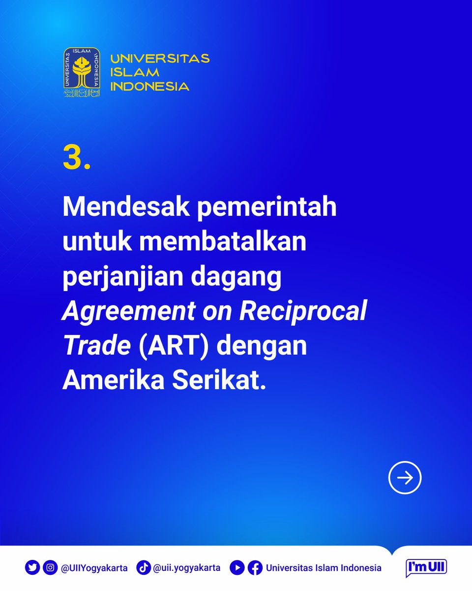 Universitas Islam Indonesia mengeluarkan Pernyataan Sikap