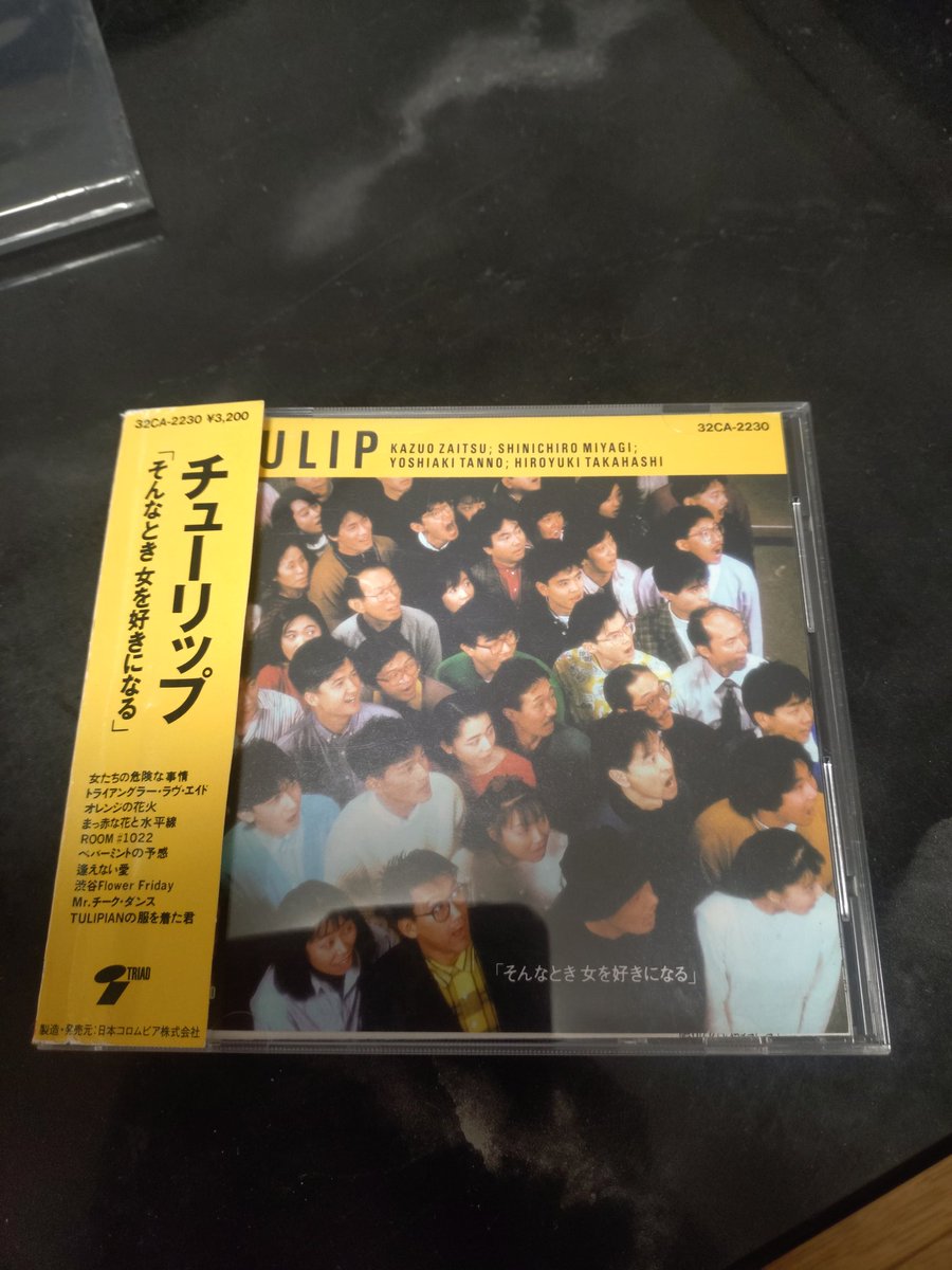 今日のおやすみCDは、チューリップ🌷の「そんなとき 女を好きになる