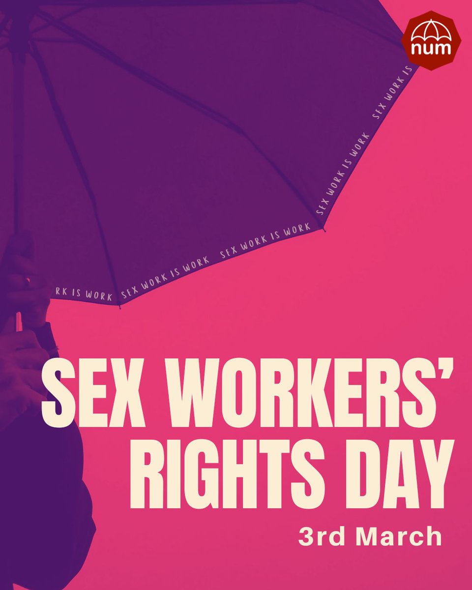🌟 25 years of International Sx Workers' Rights Day!🌟

We join allies around the world standing in solidarity with #sxworkers, and calling for policies that prioritise health, safety &amp; dignity over stigma &amp; punishment.

Read here: buff.ly/1AdrW3t

#ISWRD #RightsNotRescue