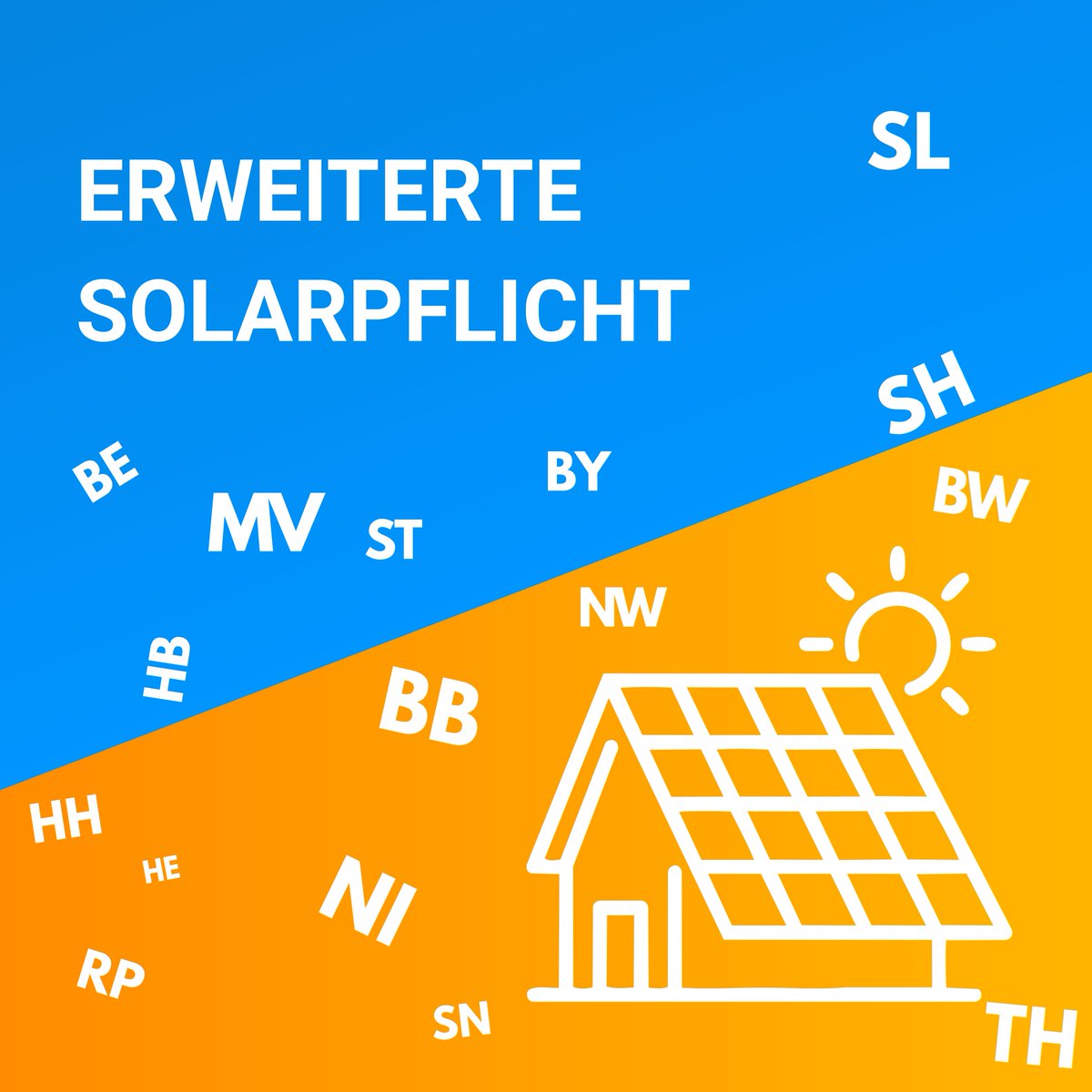 VdZeV's tweet photo. NRW verschärft die #Solardachpflicht: 
Seit 1.1.2026 gilt sie auch für Bestandsgebäude bei grundlegender Dachsanierung. ☀️

Was sich 2026 noch ändert, zeigt #intelligentheizen:
https://t.co/ytVxnpXP9k

Kompakte Übersicht des Ökozentrum NRW:
https://t.co/1Ea1HVg4vC

#Photovoltaik https://t.co/Lhy5oZd2V1