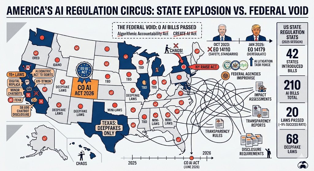 atri_90's tweet photo. I just published America’s AI Regulation Circus: 50 States, Zero Consistency, Total Chaos 

https://t.co/spNpu5q4nY https://t.co/jDfV7hHRhK