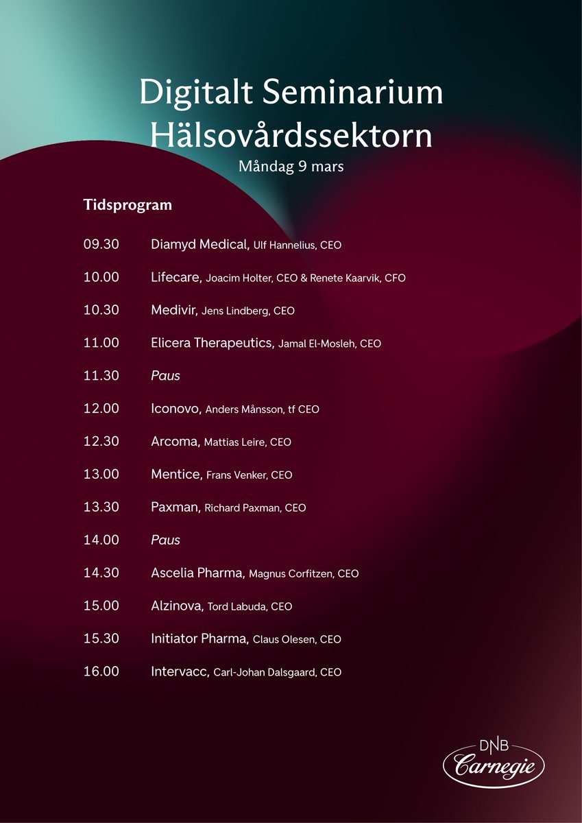 DNB Carnegie Access tweet media