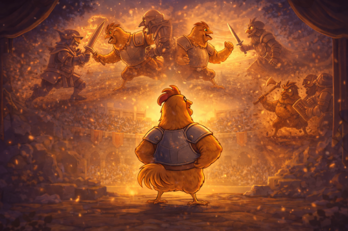 Chicken Saga tweet media