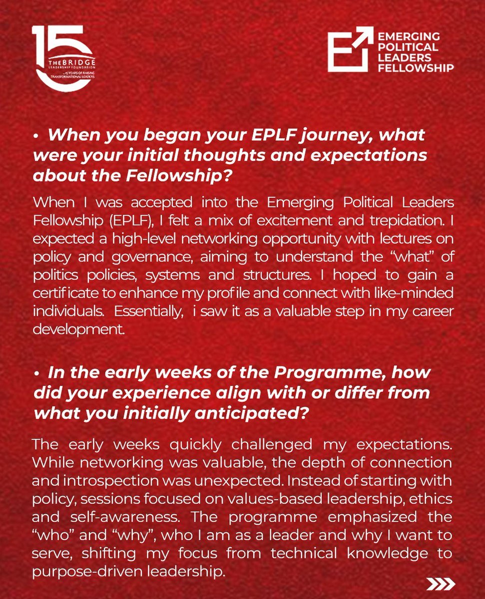 Emerging Political Leaders Fellowship tweet media