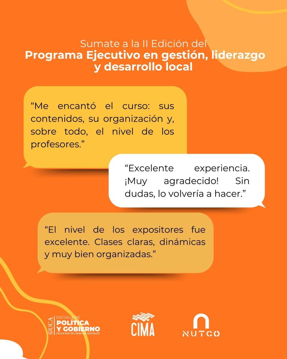 Escuela de Política y Gobierno - UCA tweet media