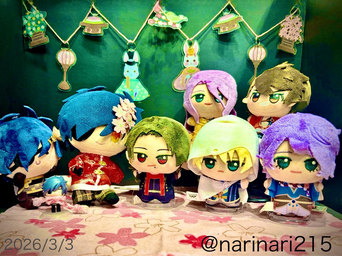 「ﾋﾅﾏﾂﾘｽﾜ(*^o^*)🎎」
「ちぁ☺️🎎🌱」
「ｺﾞﾆﾝﾊﾞﾔｼ ｿﾛｯﾃｲﾙｽﾜﾖ(≧∀≦)」
(ひな祭り🎎)