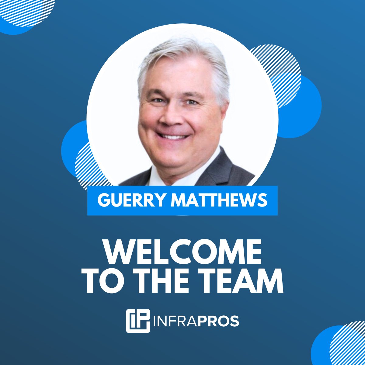 infrapros's tweet photo. We're excited to welcome Guerry Matthews to the InfraPros, LLC team as our new Director of Sales and Technical Strategy for Modular Construction Solutions!

#NewHire #ModularConstruction #PrefabricatedSystems #HydronicSolutions #MissionCritical https://t.co/i6rRulRXKN