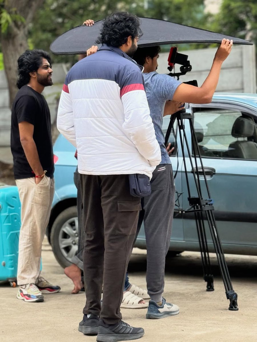 The OG Rebel GOD #Prabhas from the Sets of #Spirit 🤩🔥🌋