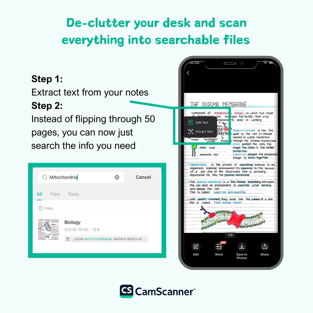 CamScanner's tweet image. Say no to Midterm Meltdowns this semester! Turn your phone into your most powerful study buddy with CamScanner. Conquer tests, essays and group works in the most efficient way! #camscanner #scannerapp #saveimportantdocsincamscanner #studysmarter #midterms