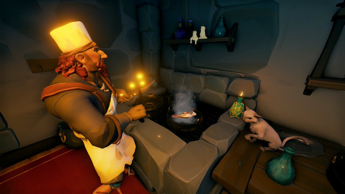 Tonight my cat eats like a king

theme: Animal appreciation

#SoTShot <a href="/SeaOfThieves/">Sea of Thieves</a> #SeaOfThieves