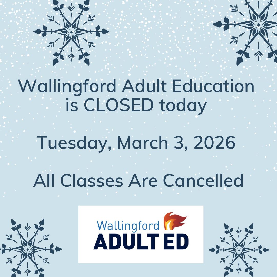 Wallingford Adult Ed tweet media