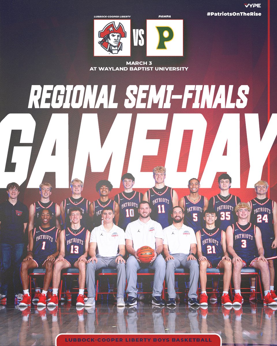 Patriot_Ath's tweet photo. .@LibertyMBB_LCP Good luck today, Patriots!
#LCPfamily #PatriotCulture #CutTheNet https://t.co/tRD8iQq5dG