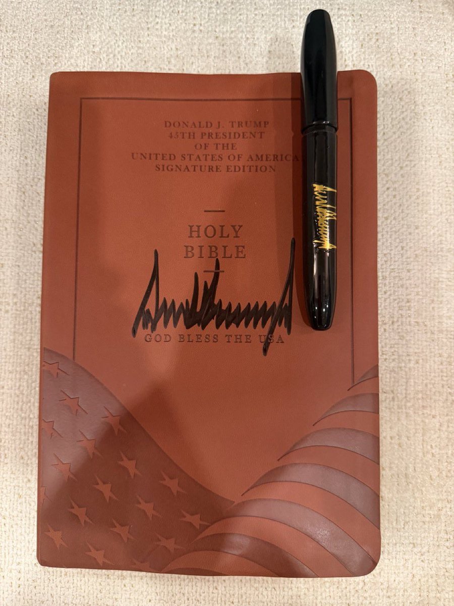 I’m not a biblical scholar, but you probably shouldn’t fight a holy war for a man who autographs a Bible, sells it for $1000/ea, and can’t quote a single verse from memory.