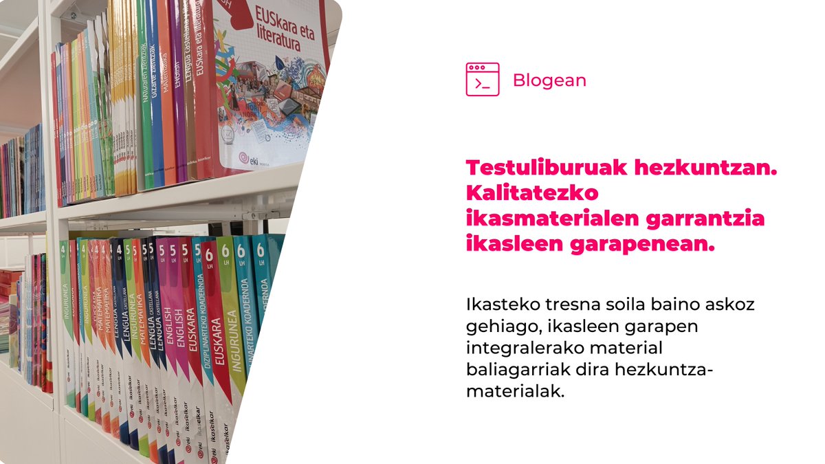 Ikaselkar hezkuntza-argitaletxea tweet media