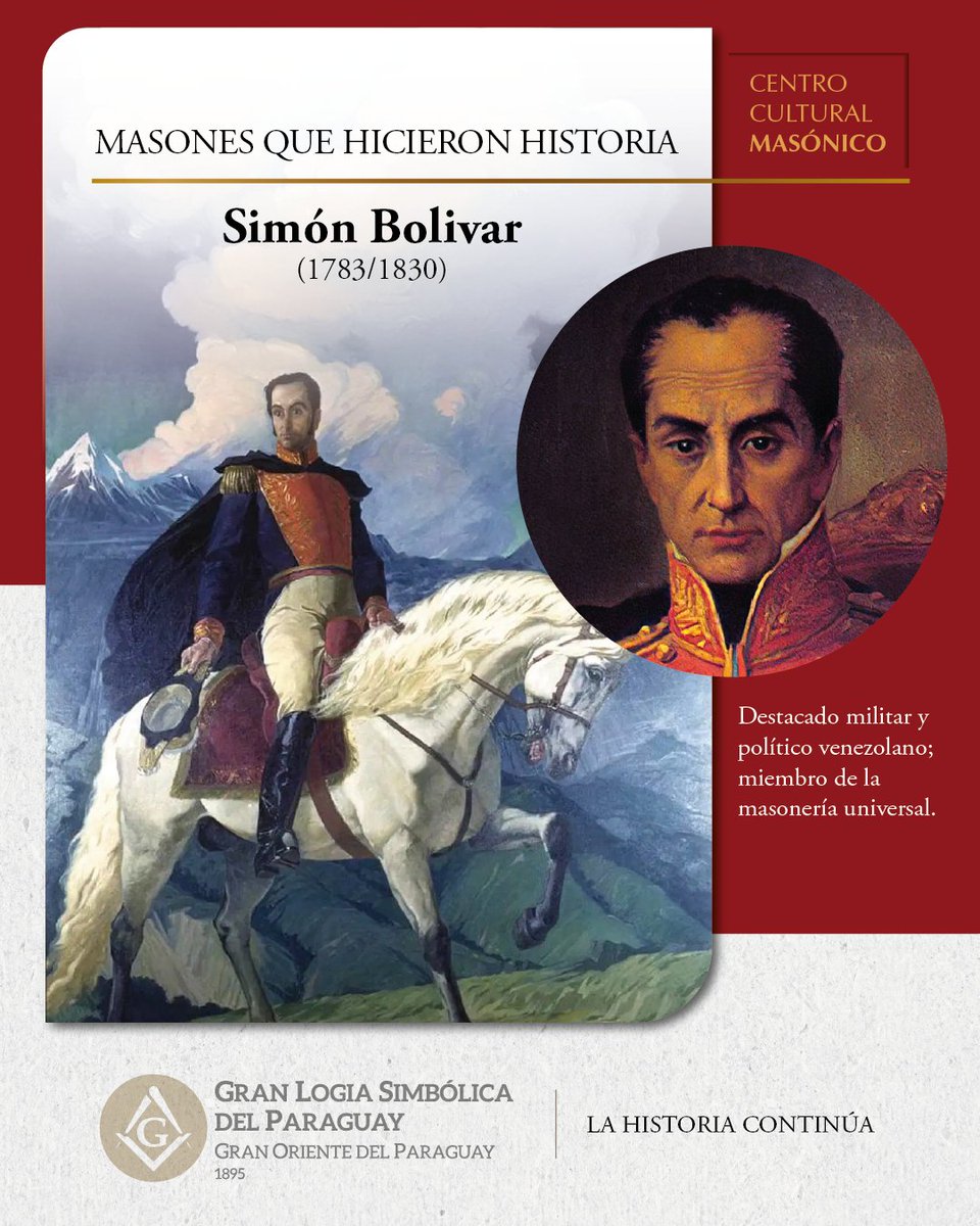 Simón Bolívar (1783–1830) El Libertador.

Militar y estadista venezolano, fue figura central en la independencia de Venezuela, Colombia y Ecuador; contribuyó decisivamente a la consolidación de la independencia del Perú, inspiró la etapa final emancipadora de Panamá y participó