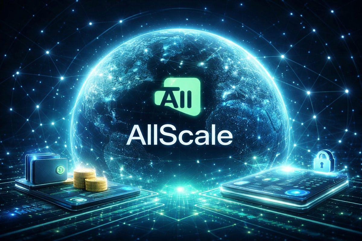 Anggunsaraswt's tweet photo. AllScale isn’t just payments.
It’s the operating system for stablecoins.
Build. Pay. Scale.

No banks. No borders. No limits.

@allscaleio #AllScale https://t.co/uOFec3rHth
