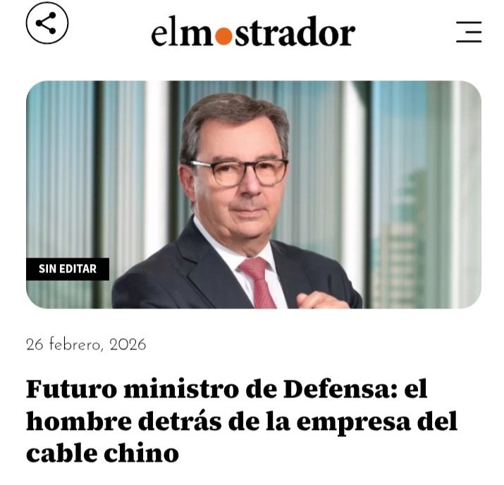 Kast: no tengo idea de que cable me hablan.....

Ministro de defensa de Kast:
