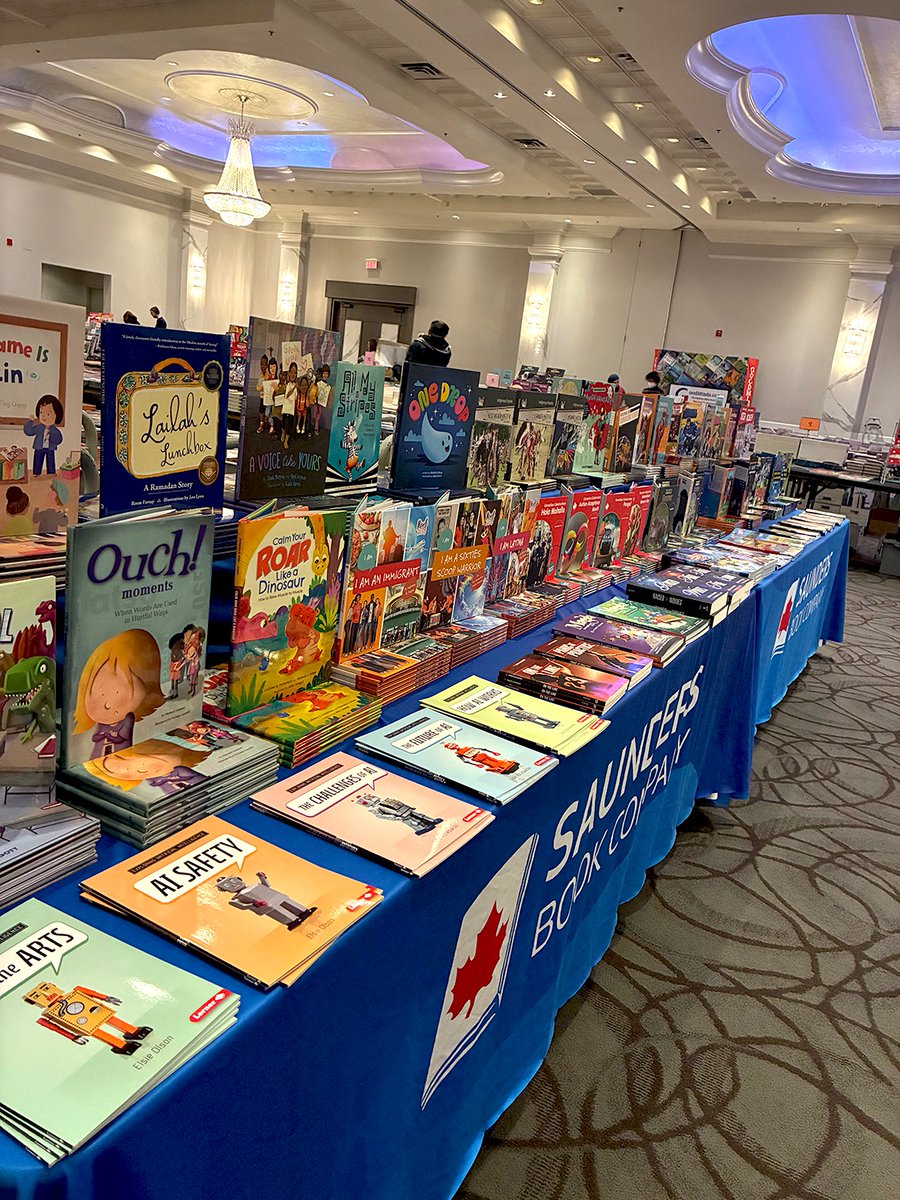 saundersbookco's tweet photo. We are at the Mississauga Convention Centre today till 5pm. @peelschools @DPCDSBSchools https://t.co/cvNdFM7wN9