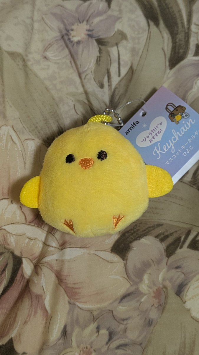 姉からひよこグッズ貰いました！🐣
