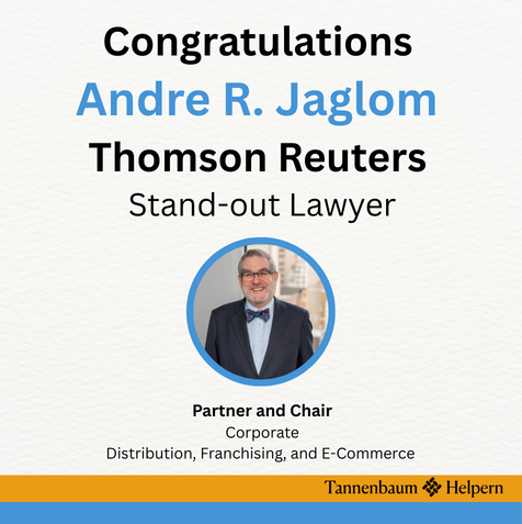 Drew Jaglom has been recognized as a Thomson Reuters Stand-out Lawyer, an honor based entirely on client nominations. He brings decades of experience advising clients on complex corporate transactions. Congratulations, Drew! tinyurl.com/rknvrrcc