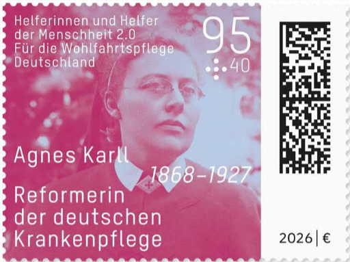 Agnes Karll reformed German #nursing: state-regulated training, social security for #nurses, and strong international networks. A truepioneer of #ProfessionalNursing. 
Read more 👉bit.ly/4l2M5aq
<a href="/GirishV07572574/">Girish Vaidya</a> <a href="/daniel_qx/">Gerhard Pundt</a>
<a href="/StampBoxP/">StampBoxPhilately</a> <a href="/bpsstamp/">Boston Philatelic Society</a> <a href="/iamscottenglish/">Scott English</a> <a href="/d_b_z/">DBZ Deutsche Briefmarken-Zeitung</a>