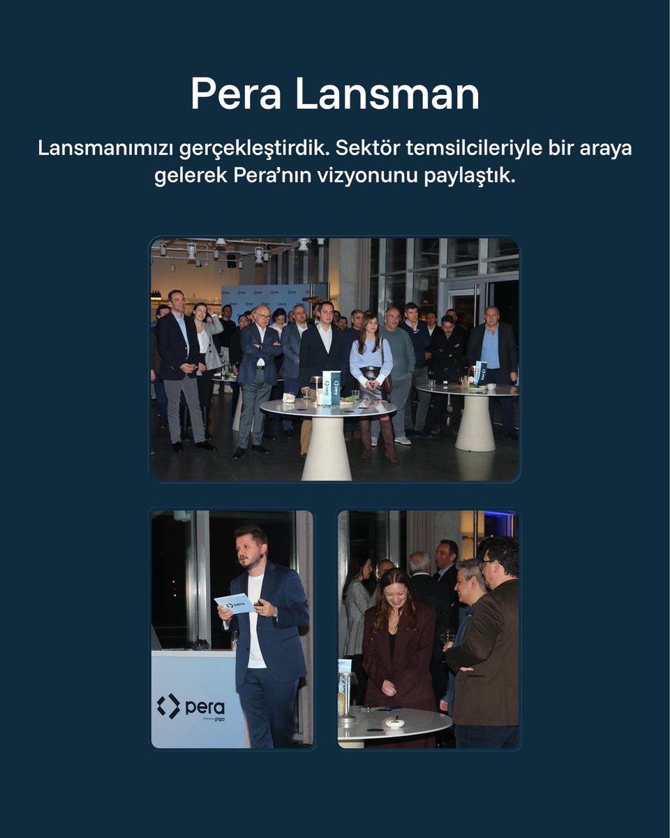 logoperacom's tweet photo. Şubat ayında Pera için önemli bir eşiği geride bıraktık. Logo iş ortaklarımızla bir araya gelerek vizyonumuzu paylaştık, basın toplantımızı gerçekleştirdik ve lansmanımızla Pera’yı resmen sahneye taşıdık. Aynı dönemde web sitemizi yayına aldık ve ilk müşterilerimizi kazanmaya başladık. Pera artık sadece anlatılan bir fikir değil; aktif, büyüyen ve perakende için değer üreten bir uygulama.

#pera #logopera