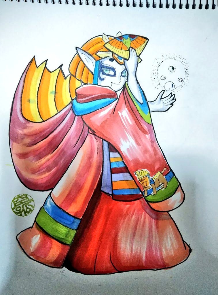 これも再放送ですが、お内裏様片方は描いてました。