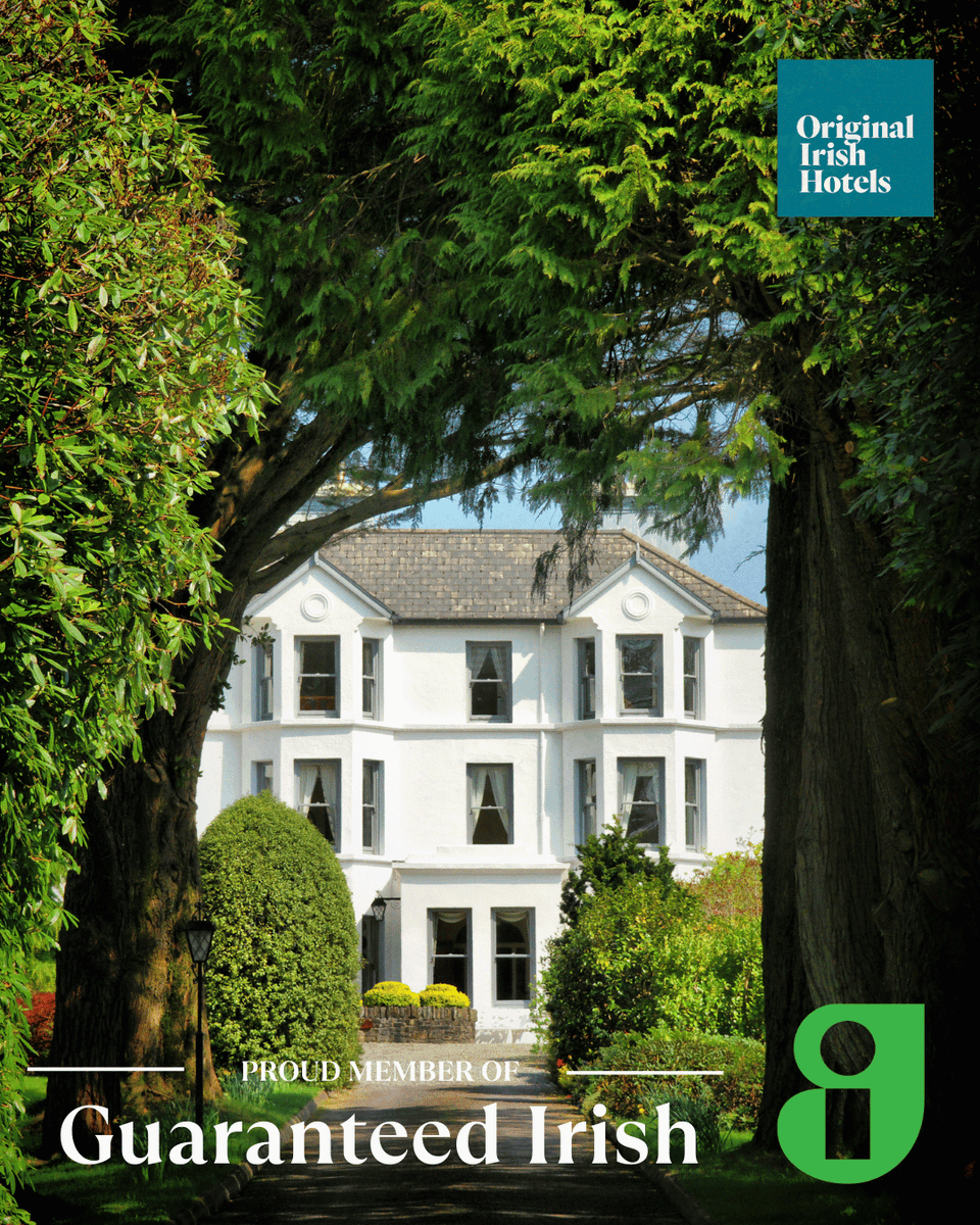SeaviewHouseSpa's tweet photo. As part of the @OriginalIrishHt collection, we are proud members of Guaranteed Irish ☘️

It represents our commitment to supporting local jobs and sourcing from Irish producers and suppliers. This March, look out for the ‘g’ to support Irish business! 💙 https://t.co/eKl4VDlZOo