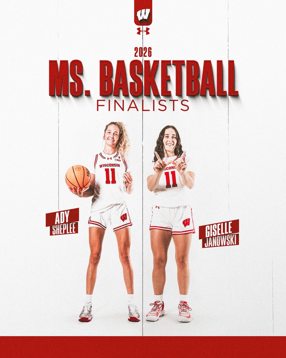 BadgerWBB's tweet photo. State’s best. Built for more.

Congrats to our Wisconsin Miss Basketball Finalists! ❤️ https://t.co/A8i9j4g3xV