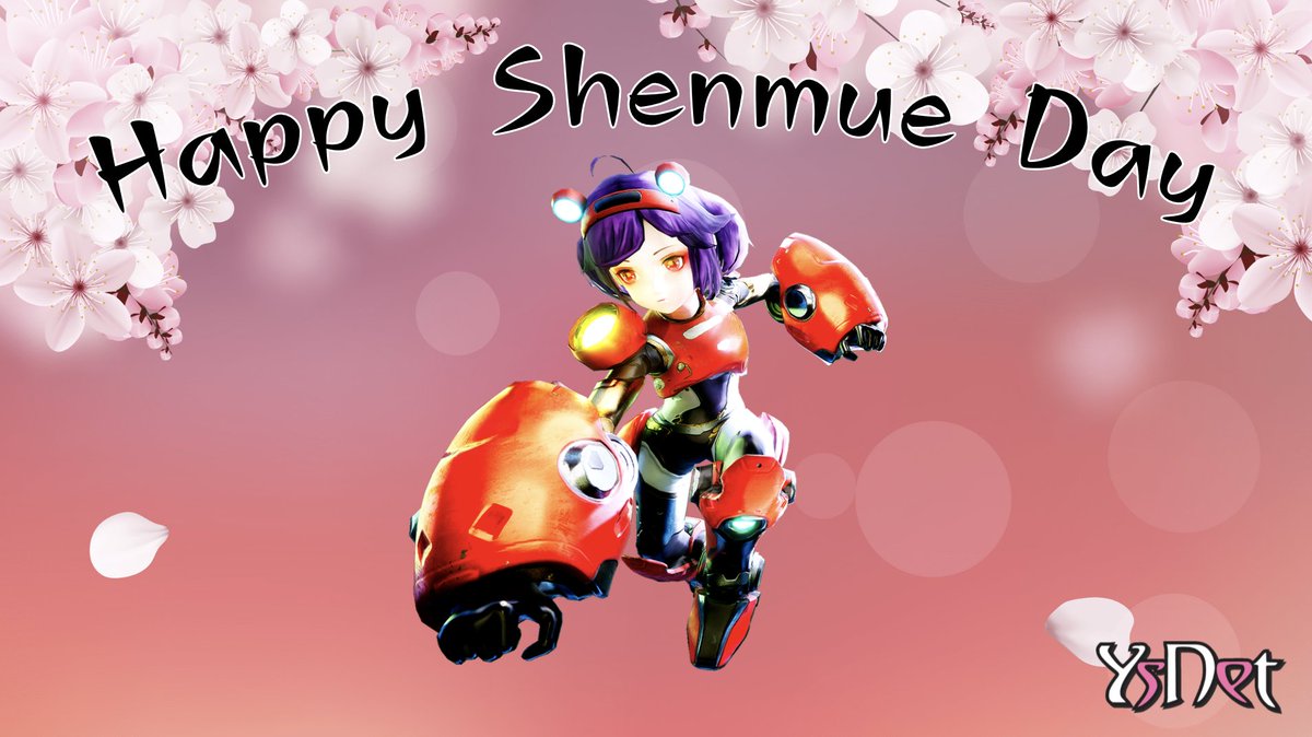 TollTommy41450's tweet photo. Happy #Shenmue Day everyone! 🌸
March has arrived and we’re still hoping for news on #SteelPaws… 👀
Maybe something finally blooms this month? 🌷
And of course #LetsGetShenmue4 !!! https://t.co/lR3eH6DazX