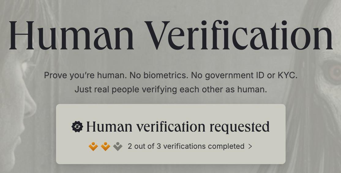 Hey fam!🍀

I’m going through verification on Ethos.

I need one more validator to confirm that I’m human.

<a href="/serpinxbt/">Serpin Taxt</a> , want to hop on a call? 😅

Or maybe I have some validators among my followers? Please reach out ❤️

Wishing everyone a great day!